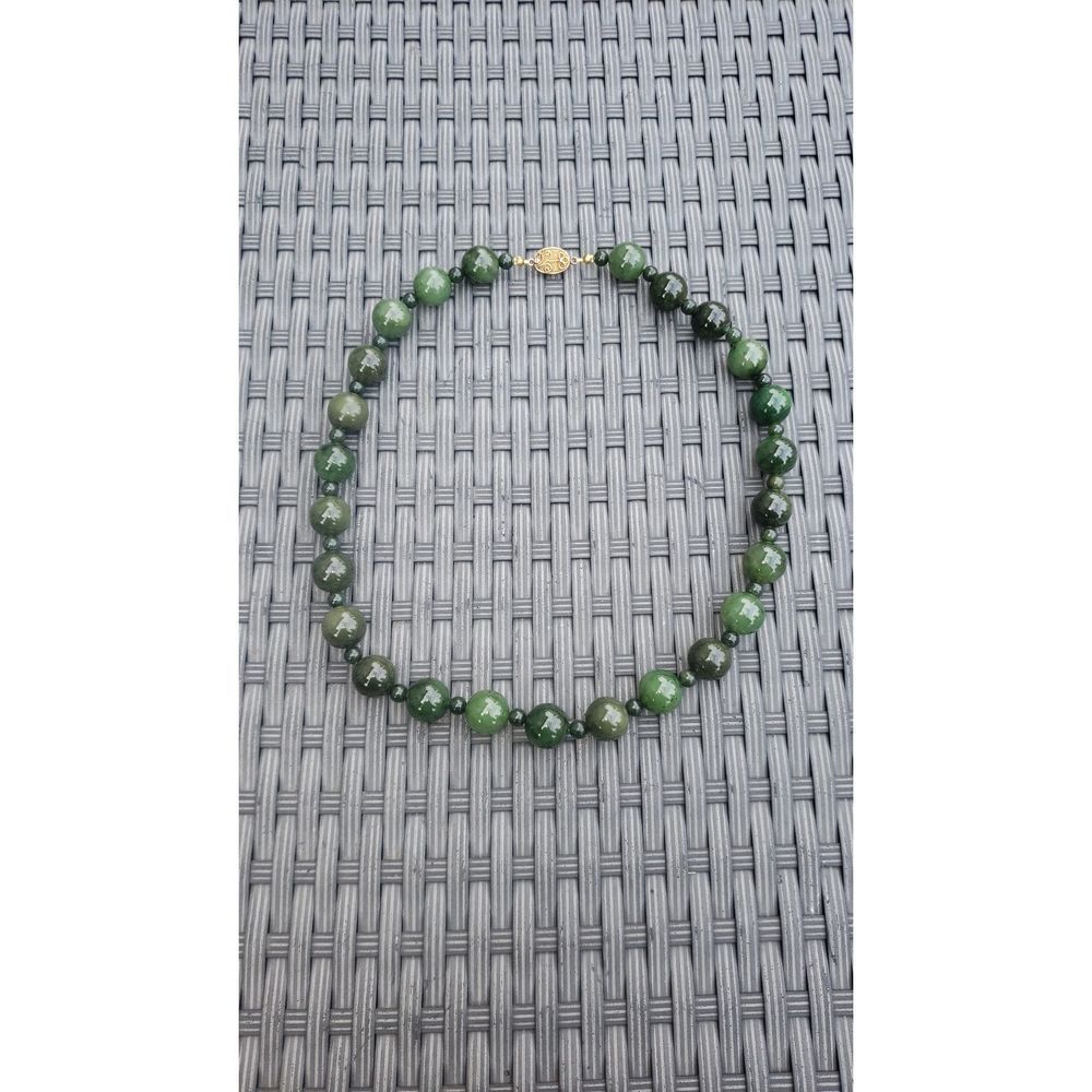Antique Burma Jade Necklace